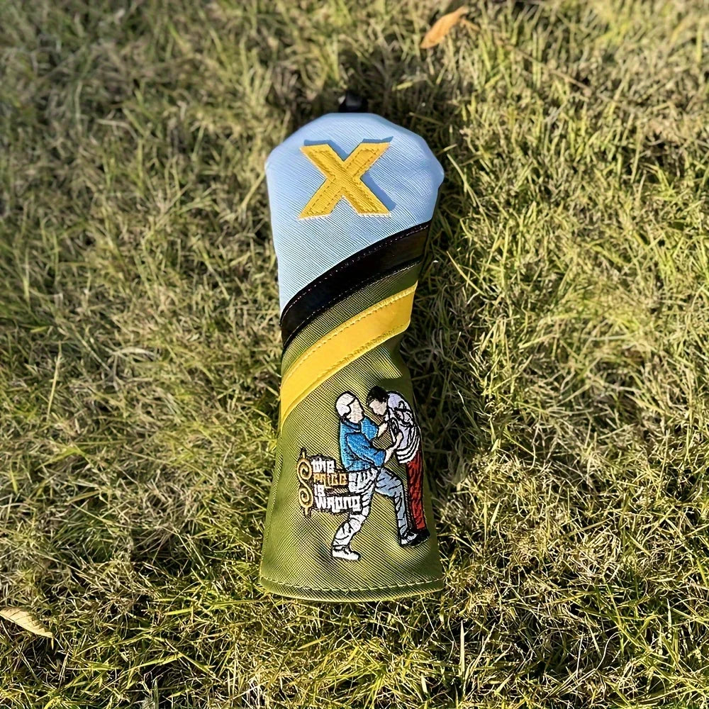 1pc/4pcs Funny Design Cover For Various Club, Golf Club Head Cover, Golf Accessories