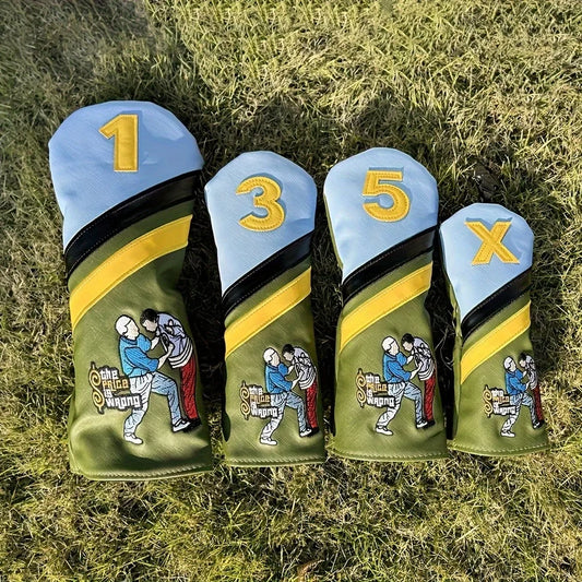 1pc/4pcs Funny Design Cover For Various Club, Golf Club Head Cover, Golf Accessories